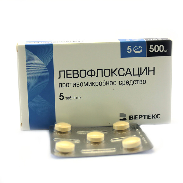 Левофлоксацин 500 таблетки взрослым