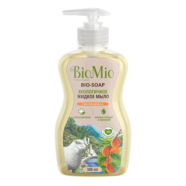 Biomio Жидкое Мыло Абрикос 10 Литров Купить